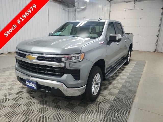 2026 Chevrolet Silverado 1500 LT in Sterling Gray Metallic — front three-quarter view